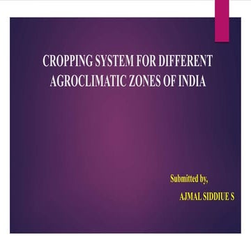 AGRICULTURAL SEASONS & CROPPING PATTERN.ppt