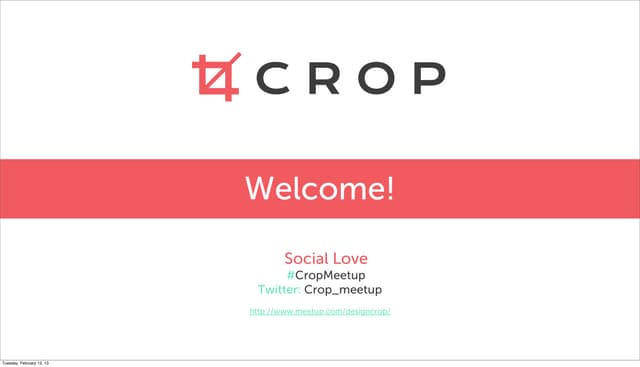 Crop UX design