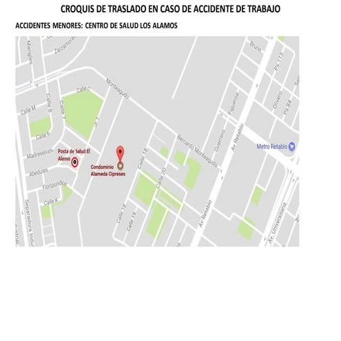 Croquis de traslado cipreses iv