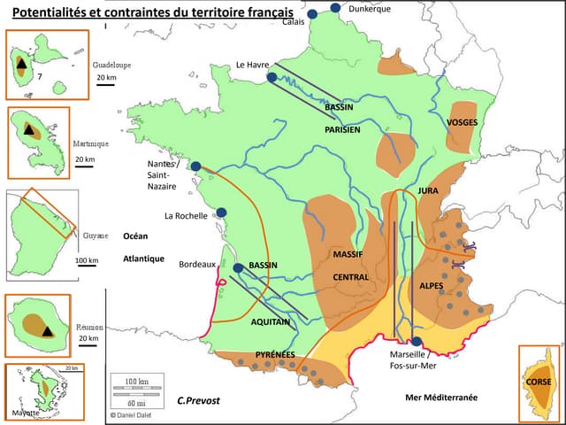 Croquis la france contraintes et po...