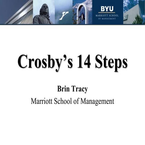 Crosby's 14 steps