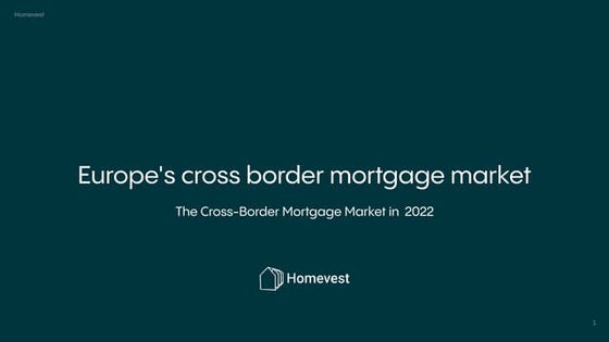 The market for cross-border mortgages in Europe