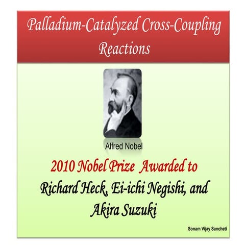 Pd catalyzed C-C Coupling reactions- a short introduction (Nobel Prize 2010)