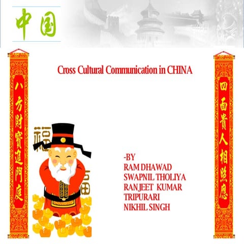 Cross Cultural Behaviour In China | PPT
