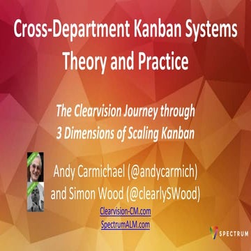 Cross-department Kanban Systems - 3 dimensions of scaling #llkd15