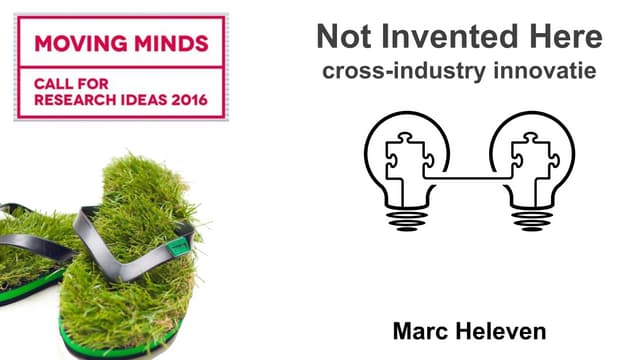 Cross-industry innovation keynote ucll moving minds