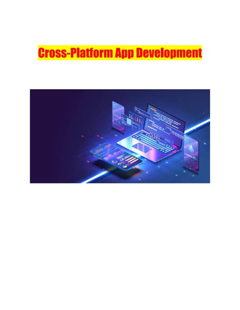 Cross-Platform App Development