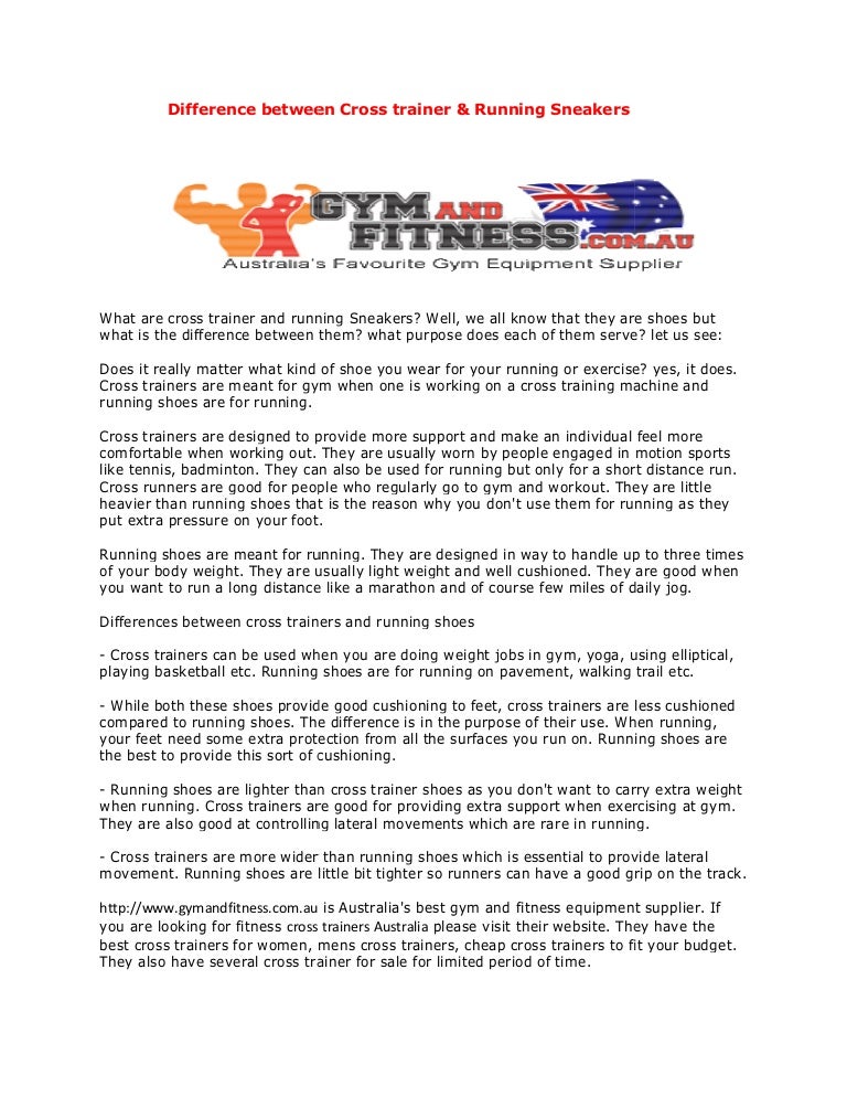 cushioned cross trainers