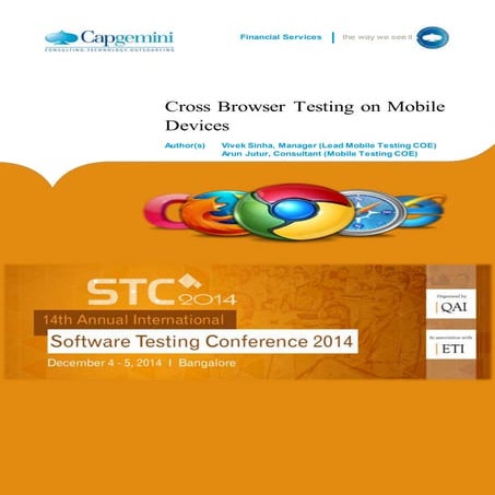 Cross browser Testing on Mobile Devices | PDF