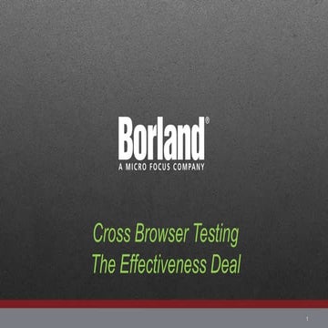 Cross Browser Testing: El reto de la eficiencia