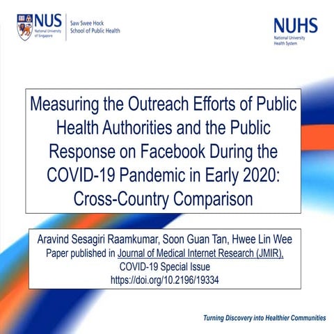 Measuring the Outreach Efforts of Public Health Authorities and the Public Response on Facebook During the COVID-19 Pandemic in Early 2020: Cross-Country Comparison