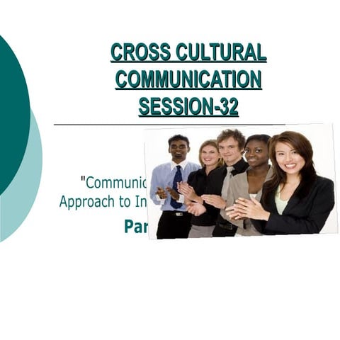 Cross cultural communication ppt