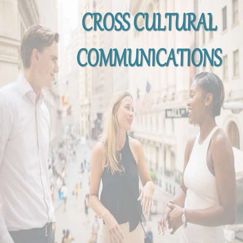 Cross cultural communications
