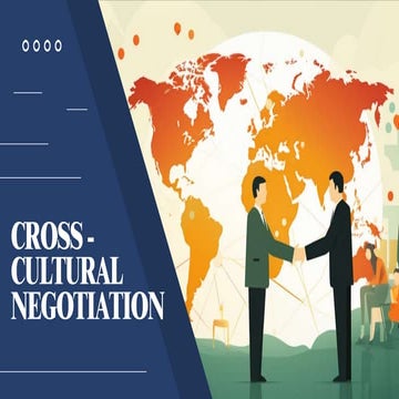 Presentation on cross cultural negotiations.