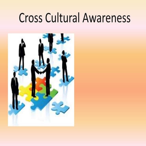 Cross culture awareness