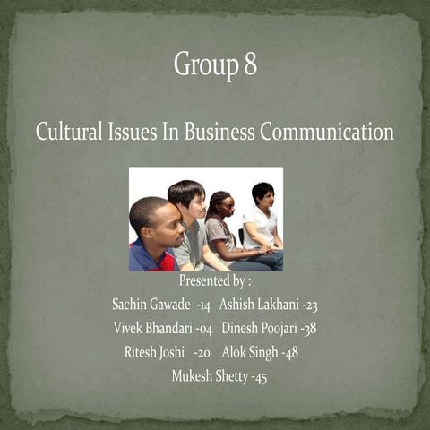 Cross culture communication