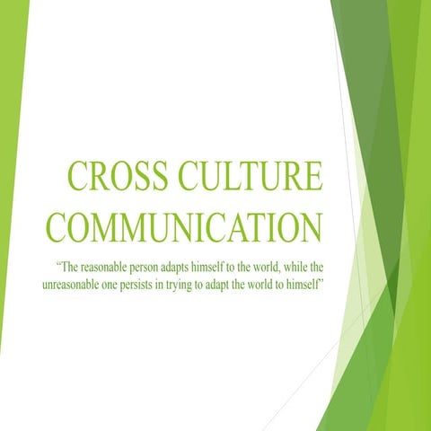 Cross culture communication (1)