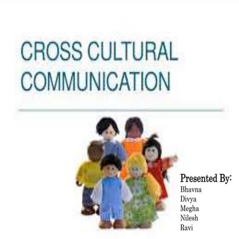 Cross cultural Communication