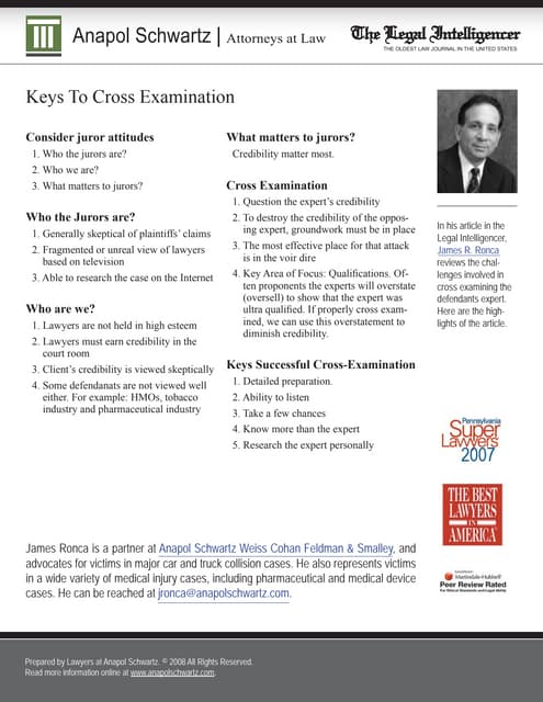 Cross Examination