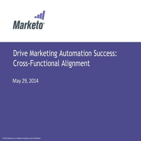 Drive Marketing Automation Success - Cross-Functional Alignment