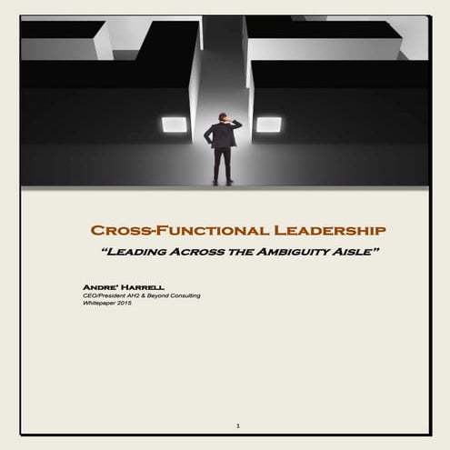 CROSS FUNCTIONAL LEADERSHIP WHITEPAPER