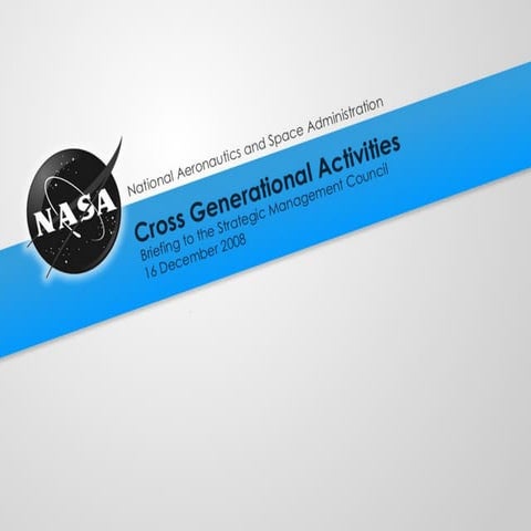 Cross Generational Discussions & Activities 16 Dec2008