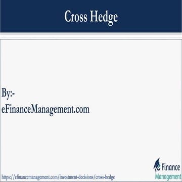 Cross Hedge