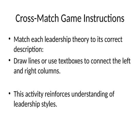 Cross_Match_Leadership_Game.pptx choose the best answer | PPTX