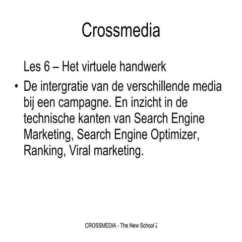 Crossmedia 4