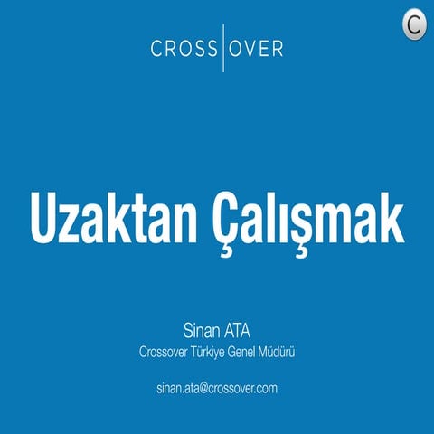 Crossover Türkiye Basın Sunumu