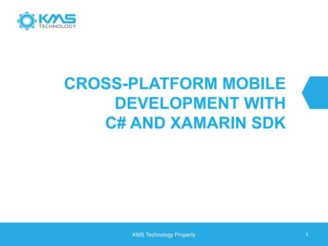 Cross Platform Mobile Development with C# and Xamarin