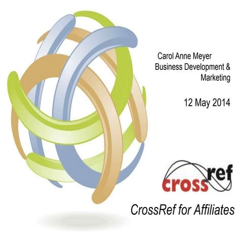 Crossref for Affiliates