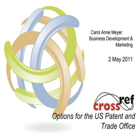 CrossRef for the USPTO