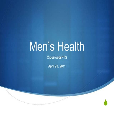 Men's Health Powerpoint Presentation