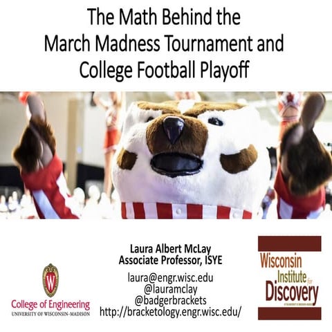 Bracketology talk at the Crossroads of ideas