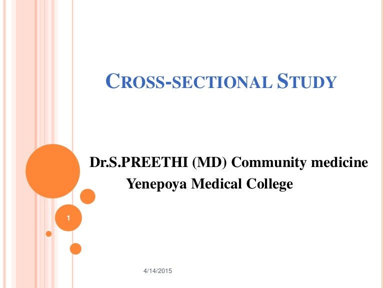 Cross sectional study