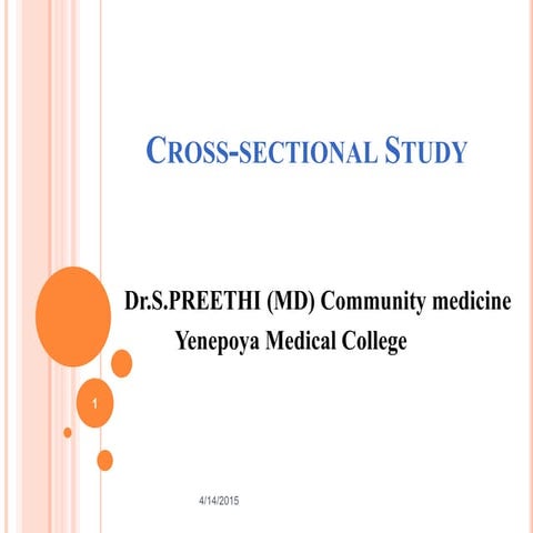 Cross sectional study