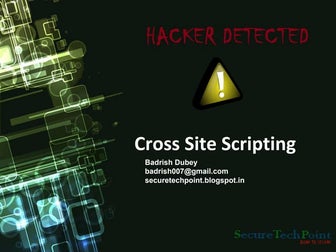 Cross site scripting