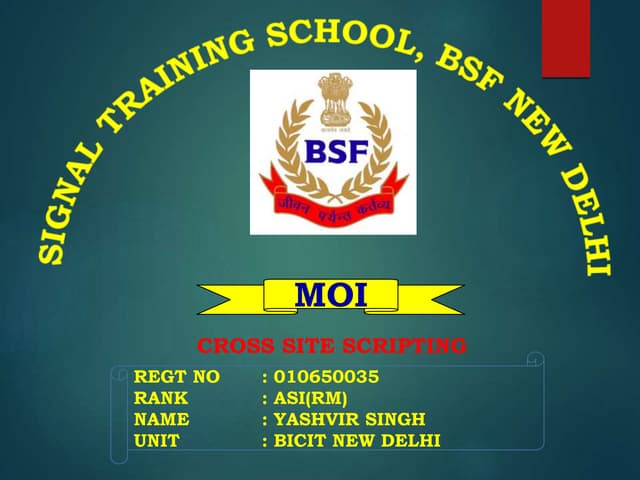 CROSS SITE SCRIPTING.ppt