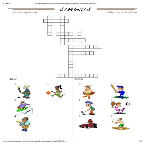 Crossword | PDF