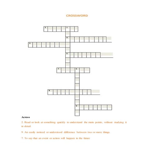 Crossword (1) | PDF