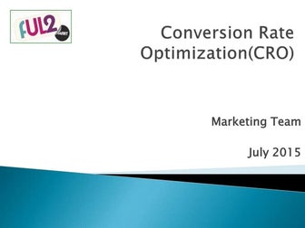 Conversion optimization : Top 40 tips to improve website conversions | PPT