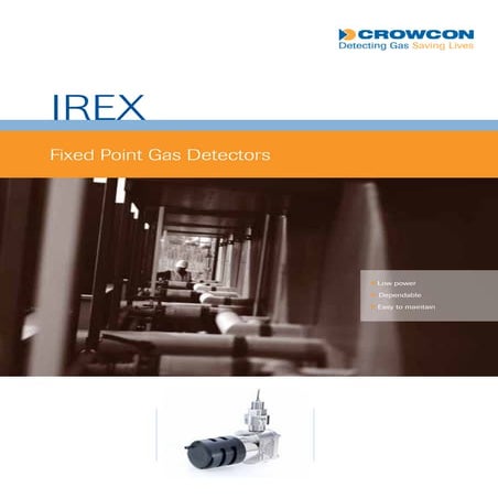 Crowcon IREX Fixed Gas Detector - Spec Sheet