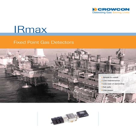 Crowcon IRmax Fixed Gas Detector - Spec Sheet
