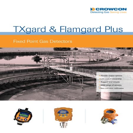 Crowcon TXgard IS Fixed Gas Detector - Spec Sheet