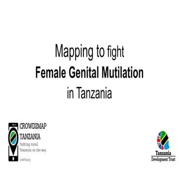 Mapping to protect girls from FGM in Tanzania