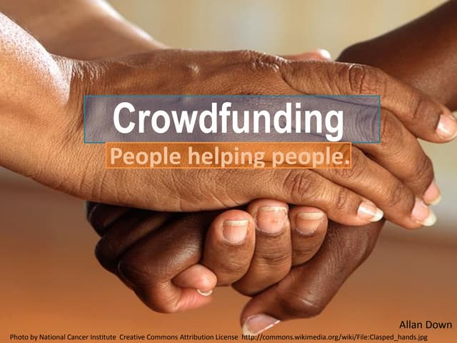 Crowdfunding - people helping people
