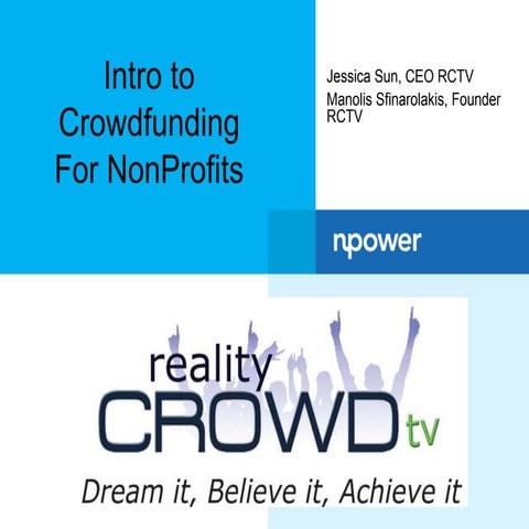 Intro to Crowdfunding For NonProfits