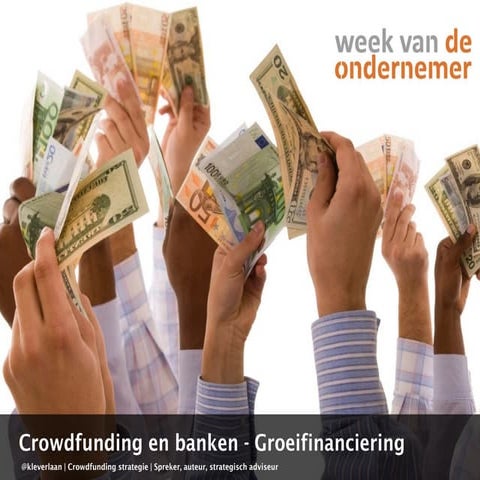 Crowdfunding presentatie Week vd ondernemer - ING #wvdo