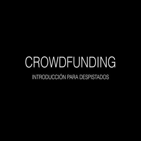 Crowdfunding en España